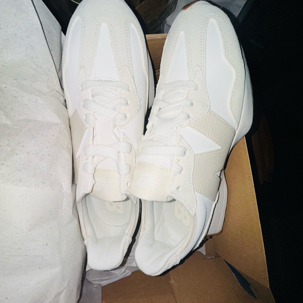 New Balance White Sneakers Classic Minimalist Design